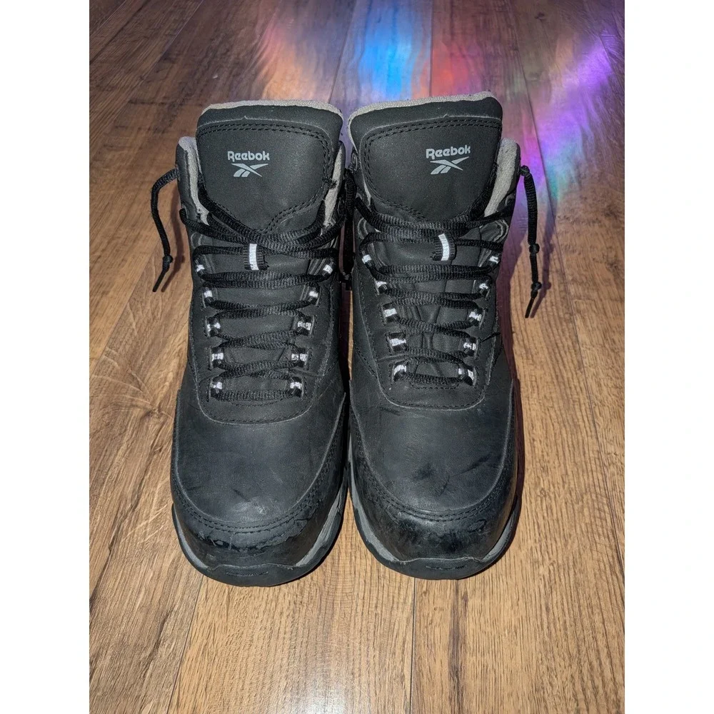 Reebok Work RB1067 Tiahawk Mens Waterproof Composite Toe Boots‎ Black Size 9 M